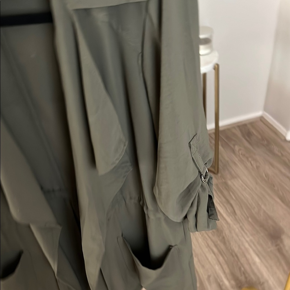 Olive Green Trench Coat